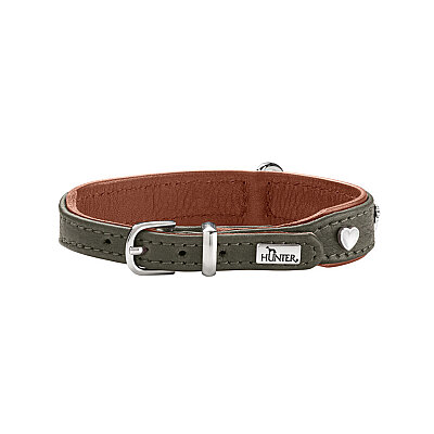 Hunter Köpek Boyun Tasması München Yeşil Taba 27/XXS-XS