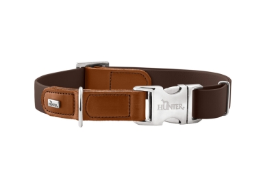 HUNTER - Hunter Köpek Boyun Tasması Wolmar Alu-Strong Kahve Taba 40-55/L