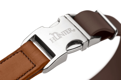 Hunter Köpek Boyun Tasması Wolmar Alu-Strong Kahve Taba 40-55/L - Thumbnail
