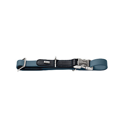 Hunter Köpek Boyun Tasması Wolmar Alu-Strong Mavi Siyah 40-55/L (1)