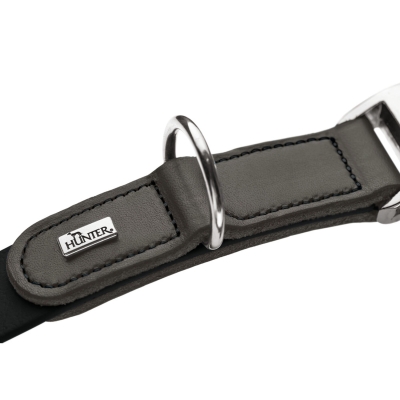 Hunter Köpek Boyun Tasması Wolmar Alu-Strong Siyah Gri 30-45/M - 4