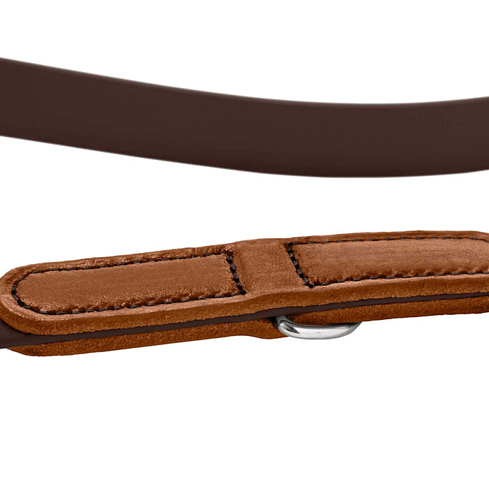 Hunter Köpek Gezdirme Kayışı BioThane® x leather Kahve Taba - 3