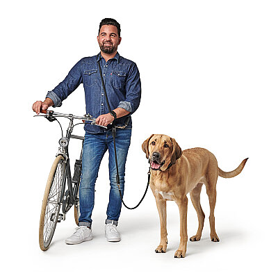 Hunter Köpek Gezdirme Kayışı Handsfree Siyah - 6