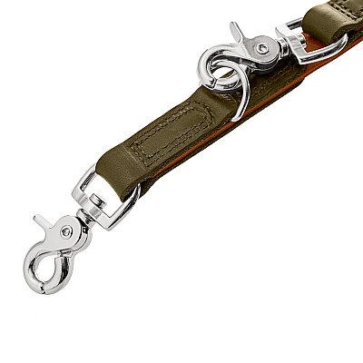 Hunter Köpek Gezdirme Kayışı Lemwig Taba Yeşil - 2