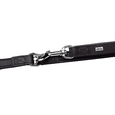 Hunter Köpek Gezdirme Kayışı Nappa Petit Siyah - 3