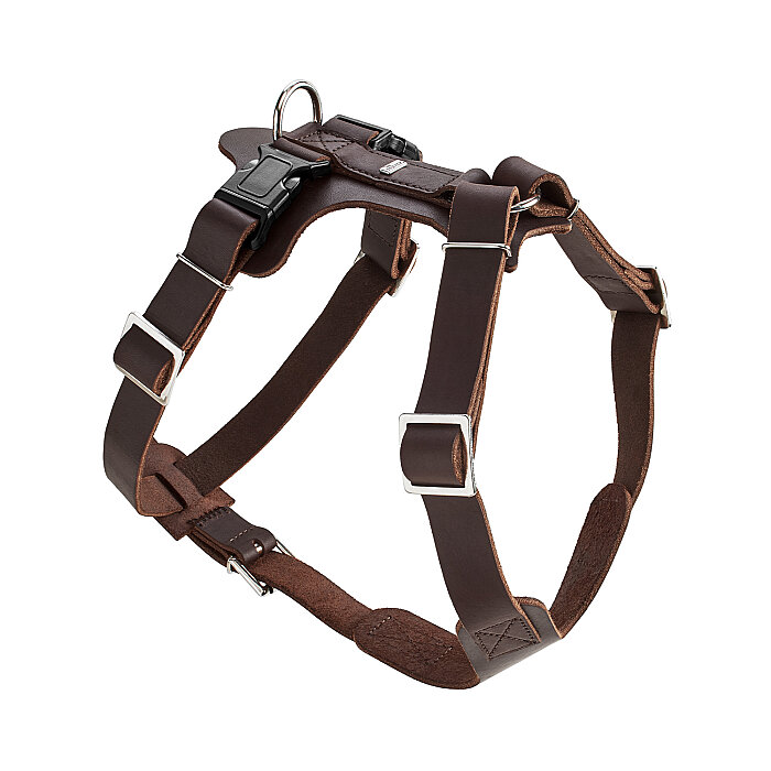 Hunter Köpek Göğüs Tasması Harness Aalborg Kahve 36-50/XS - 1