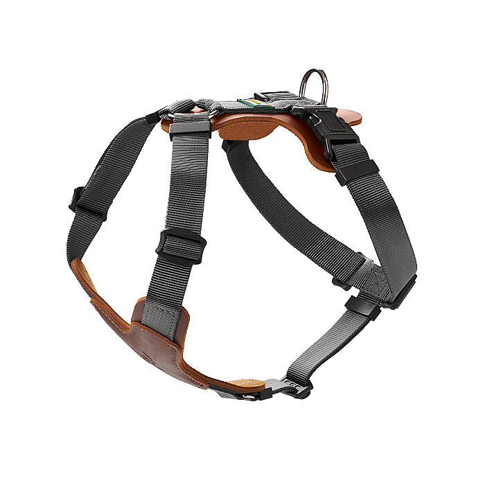 Hunter Köpek Göğüs Tasması Harness Aalborg Mixed Taba Gri 56-81/M - 3
