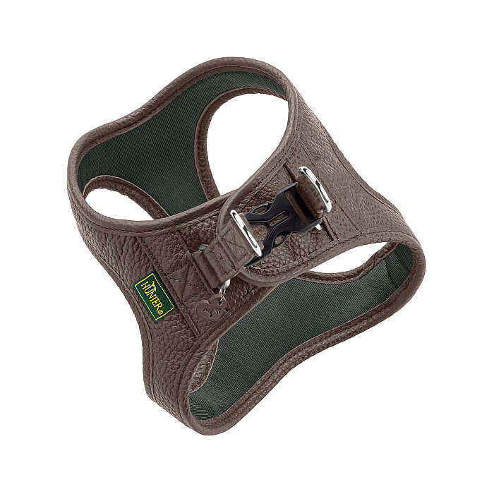 Hunter Köpek Göğüs Tasması Harness Love Kahve 37-40/XS-S - 2