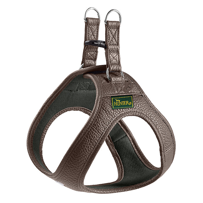 Hunter Köpek Göğüs Tasması Harness Love Kahve 43-48/S - 1