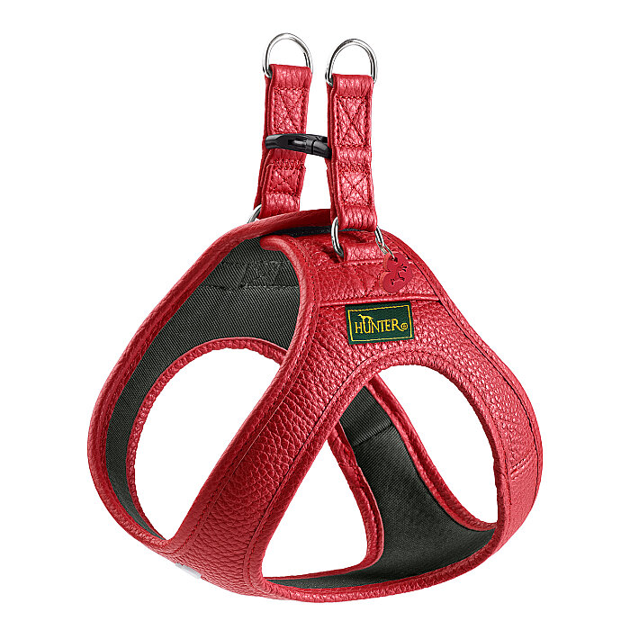 Hunter Köpek Göğüs Tasması Harness Love Kırmızı 30-34/XXS-XS - 1