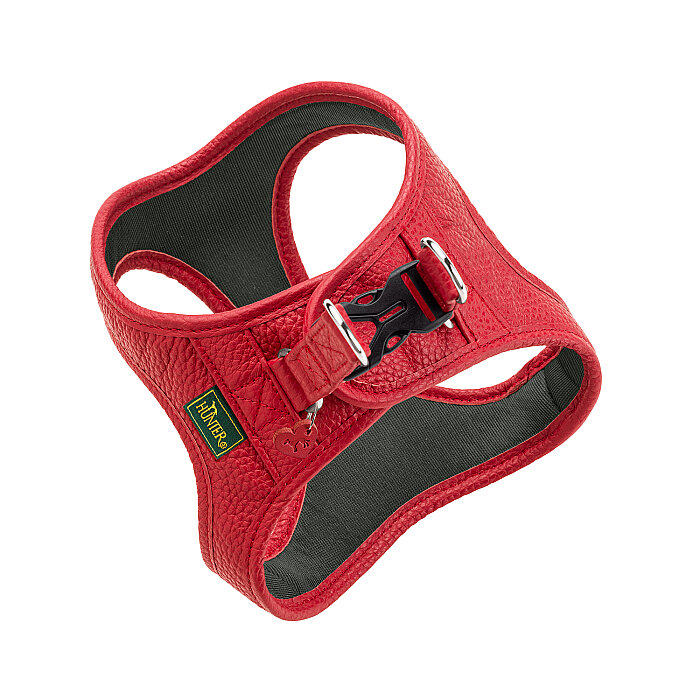 Hunter Köpek Göğüs Tasması Harness Love Kırmızı 30-34/XXS-XS - 2