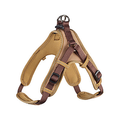 Hunter Köpek Göğüs Tasması Harness Neoprene VQ Kahve Karamel 45-55/S - 1