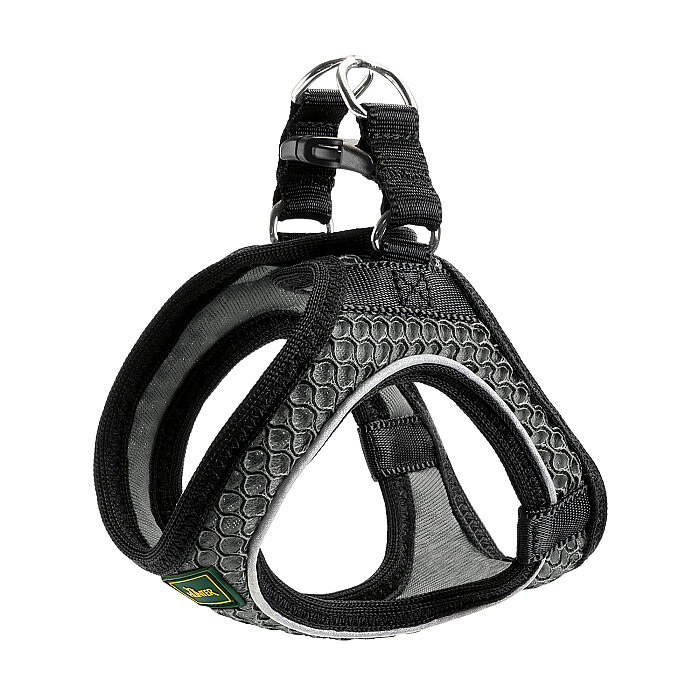 Hunter Köpek Göğüs Tasması Hilo Comfort Gri Siyah XS-S - 1
