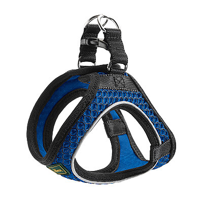 Hunter Köpek Göğüs Tasması Hilo Comfort Mavi Siyah XXS-XS