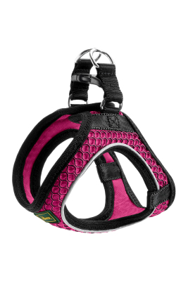 HUNTER - Hunter Köpek Göğüs Tasması Hilo Comfort Pembe Siyah XS