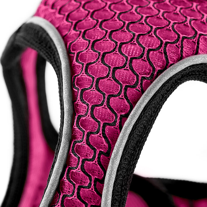 Hunter Köpek Göğüs Tasması Hilo Comfort Pembe Siyah XS-S - 2