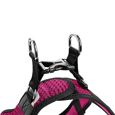 Hunter Köpek Göğüs Tasması Hilo Comfort Pembe Siyah XS-S - 3