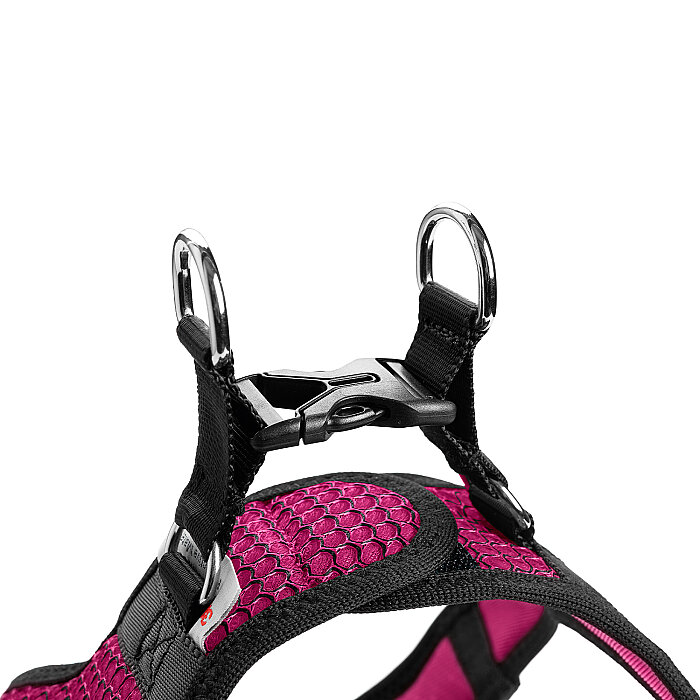 Hunter Köpek Göğüs Tasması Hilo Comfort Pembe Siyah XXS-XS - 3