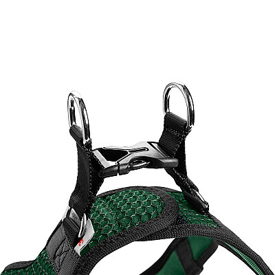Hunter Köpek Göğüs Tasması Hilo Comfort Yeşil Siyah S-M - 2