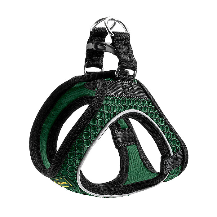 Hunter Köpek Göğüs Tasması Hilo Comfort Yeşil Siyah XS-S - 1