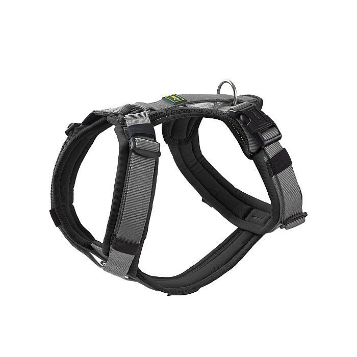 Hunter Köpek Göğüs Tasması Maldon Up Siyah Gri 37-53/XS-S - 1