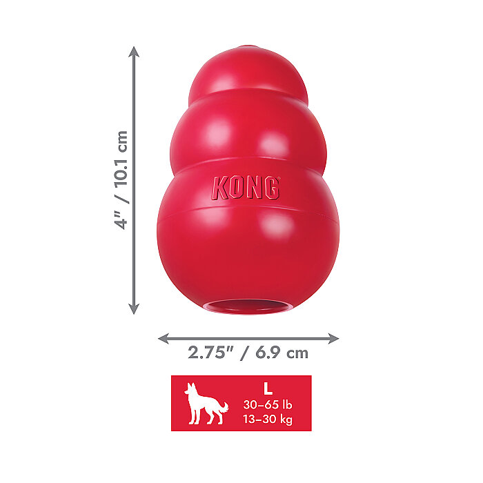 KONG Classic Köpekler için Çok Amaçlı Isırma Oyuncağı L - 2