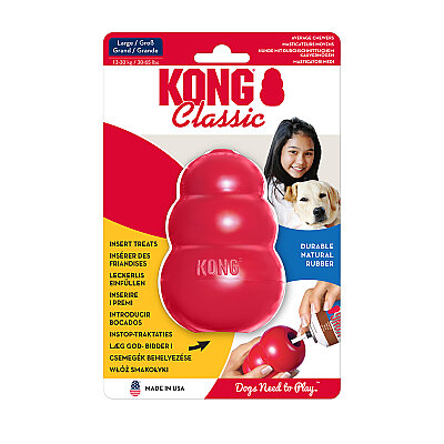 KONG Classic Köpekler için Çok Amaçlı Isırma Oyuncağı L - 1