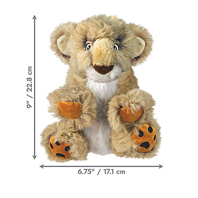 KONG Comfort Kiddos Aslan Şeklinde Peluş Köpek Oyuncağı L - 2