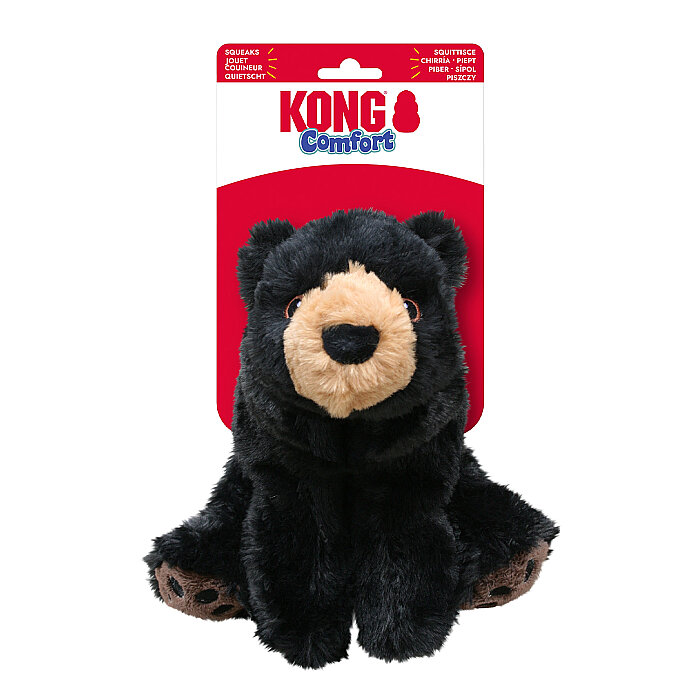 KONG Comfort Kiddos Ayıcık Şeklinde Peluş Köpek Oyuncağı L - 1