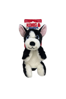 KONG Comfort Pups Boss Köpek Şeklinde Peluş Köpek Oyuncağı S