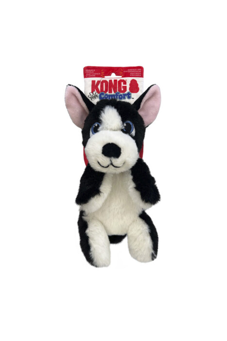 KONG Comfort Pups Boss Köpek Şeklinde Peluş Köpek Oyuncağı S - 1