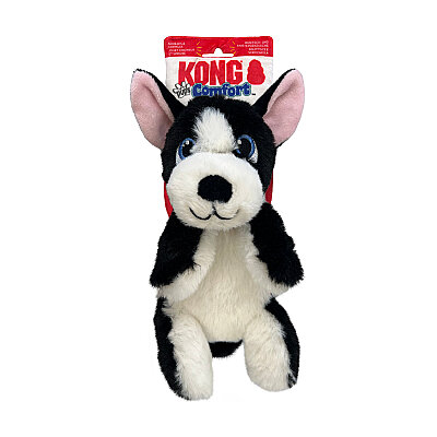 KONG Comfort Pups Boss Köpek Şeklinde Peluş Köpek Oyuncağı S - 1