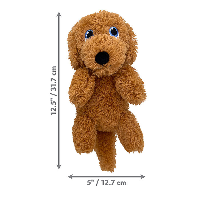 KONG Comfort Pups Goldie Köpek Şeklinde Peluş Köpek Oyuncağı M - 3