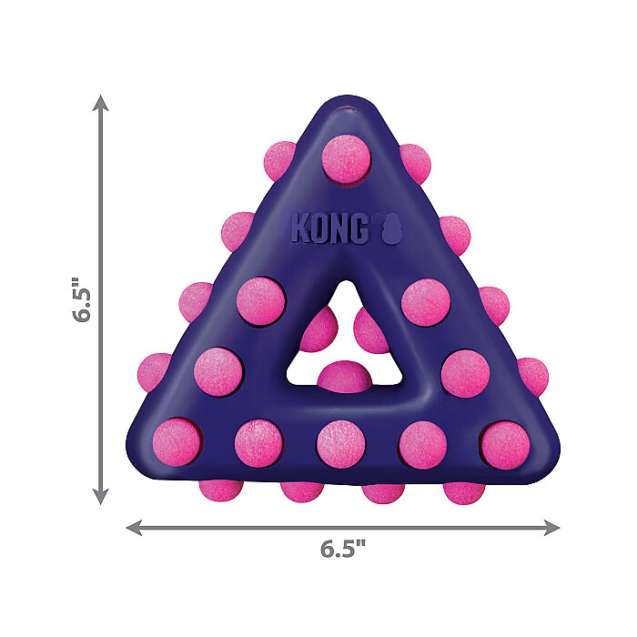 KONG Dotz Triangle Üçgen Şeklinde Köpek Oyuncağı L - 2