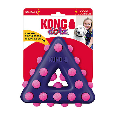 KONG Dotz Triangle Üçgen Şeklinde Köpek Oyuncağı L - 1