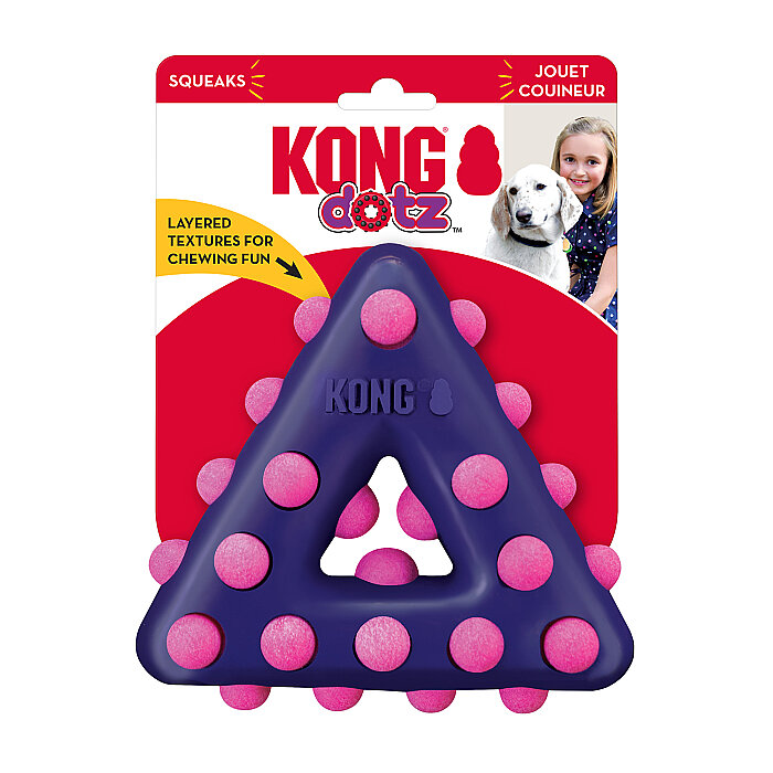 KONG Dotz Triangle Üçgen Şeklinde Köpek Oyuncağı L - 1
