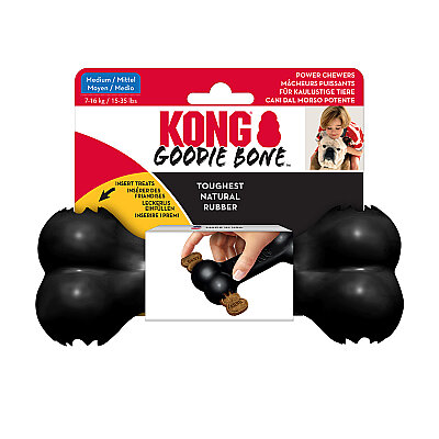KONG Extreme Goodie Bone Kemik Şeklinde Çok Amaçlı Köpek Oyuncağı Ultra Sert M - 1