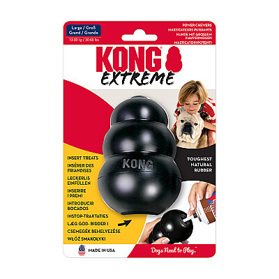 KONG Extreme Köpekler için Çok Amaçlı Isırma Oyuncağı Ultra Sert L - 1