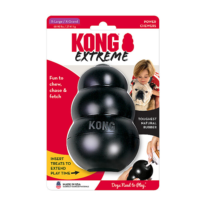 KONG Extreme Köpekler için Çok Amaçlı Isırma Oyuncağı Ultra Sert XL - 1
