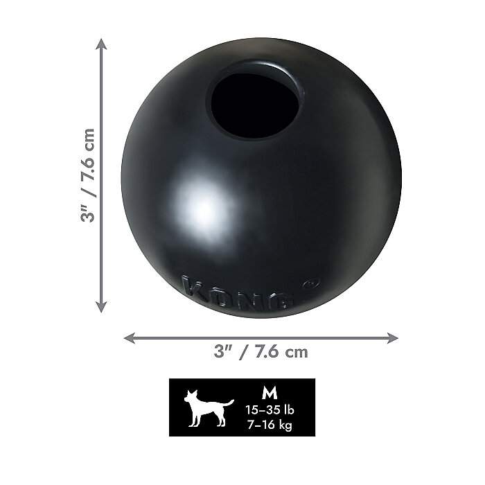 KONG Extreme Köpekler için Top Şeklinde Çok Amaçlı Isırma Oyuncağı Ultra Sert M/L - 2