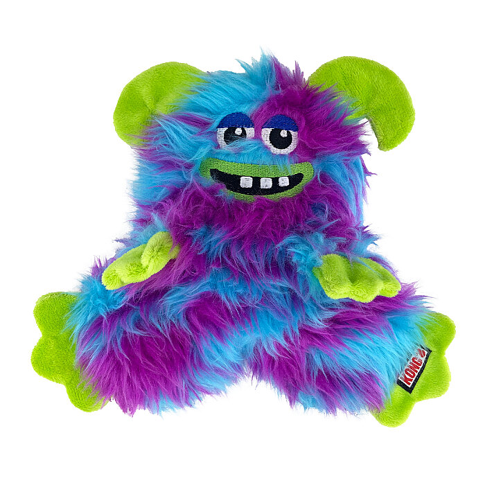 KONG Frizzles Razzle Sevimli Canavar Sesli Peluş Köpek Oyuncağı M - 2