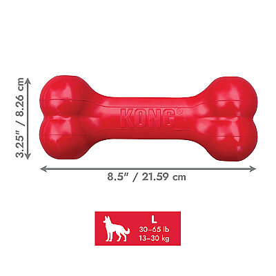 KONG Goodie Bone Kemik Şeklinde Çok Amaçlı Köpek Oyuncağı L (1)