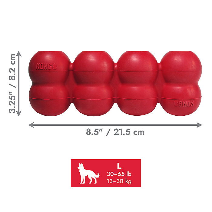 KONG Goodie Ribbon Çoklu Top Şeklinde Köpek Oyuncağı L - 2