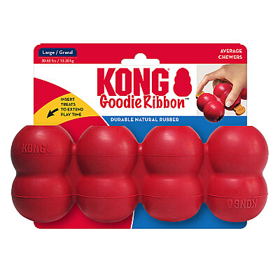 KONG Goodie Ribbon Çoklu Top Şeklinde Köpek Oyuncağı L - 1
