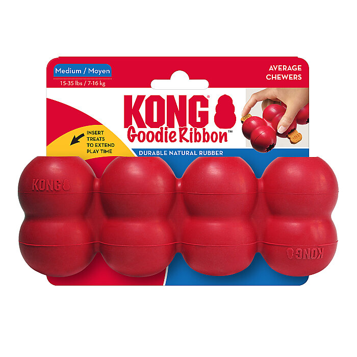 KONG Goodie Ribbon Çoklu Top Şeklinde Köpek Oyuncağı M - 1