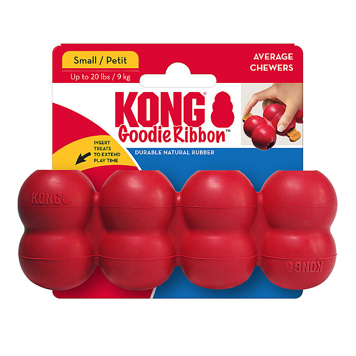 KONG Goodie Ribbon Çoklu Top Şeklinde Köpek Oyuncağı S - 1