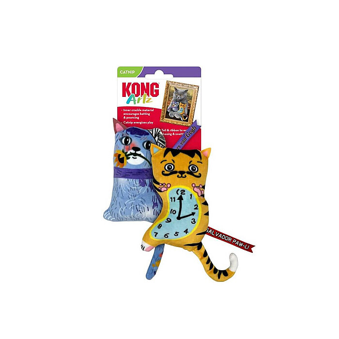 KONG Kedi Peluş Artz Dali / van Gogh 2li - 1