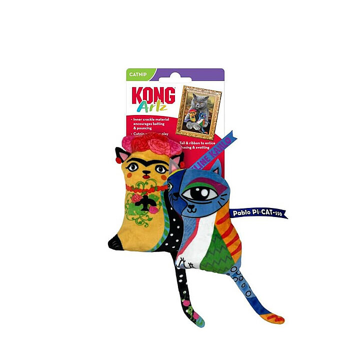 KONG Kedi Peluş Artz Kahlo / Picasso 2li - 1