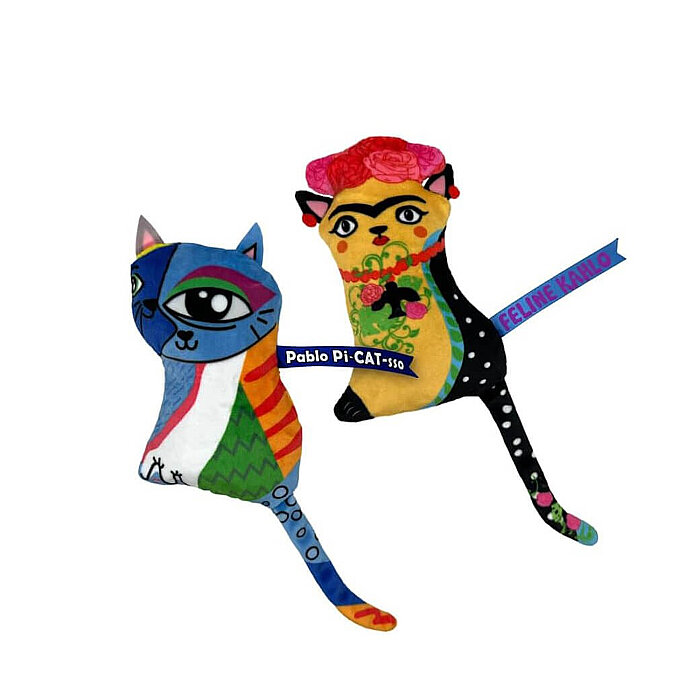 KONG Kedi Peluş Artz Kahlo / Picasso 2li - 2