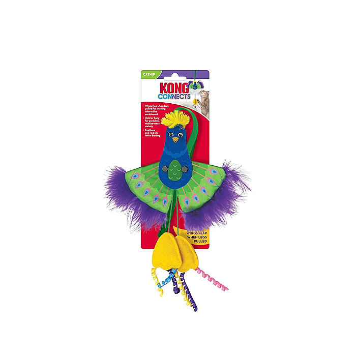 KONG Kedi Peluş Connects Peacock - 1